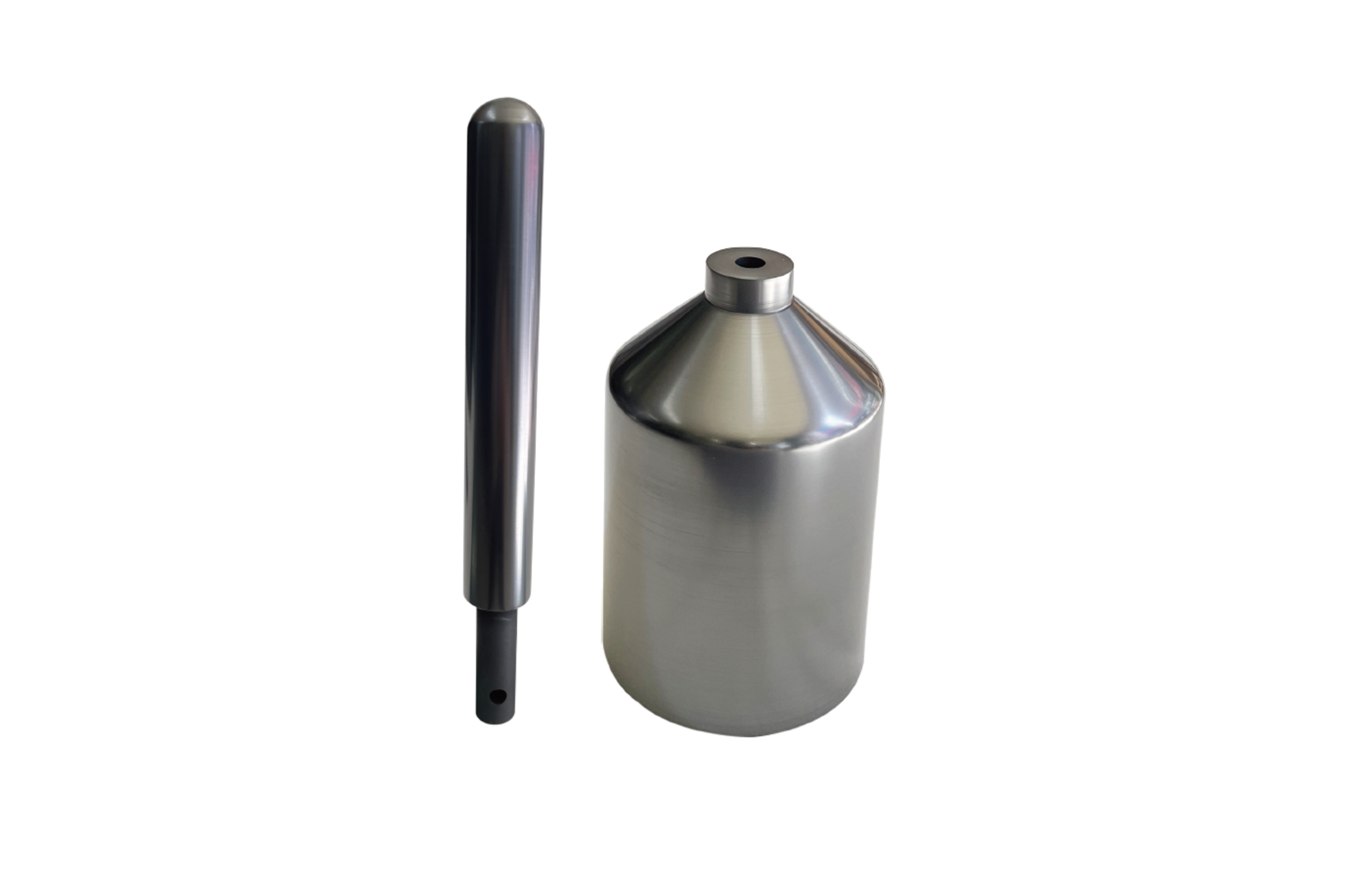 KYG VC500 Graphite Crucible & Sealing Rod VC500 (KYG1512), front view