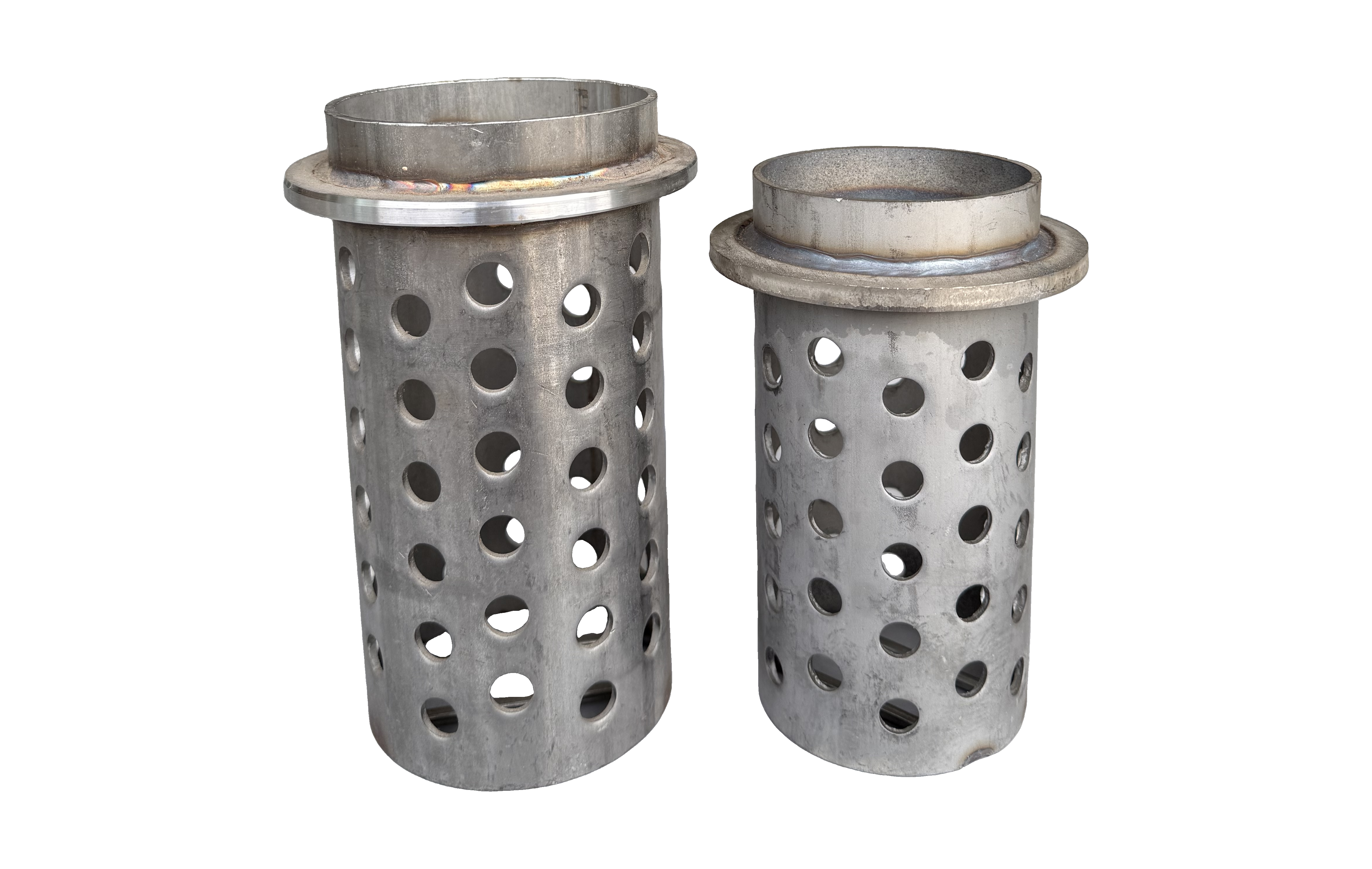 KYG 304 Stainless Steel Perforated Casting Flask (KYG0646TH), angle view