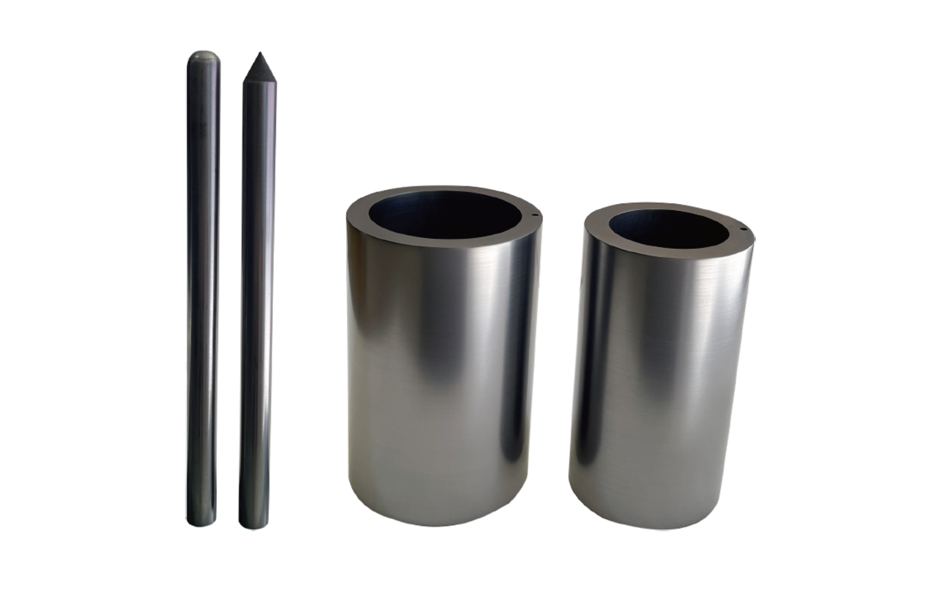 KYG VC400/VC600 Graphite Casting Crucible & Sealing Rod VC400/VC600 (KYG1511), front view