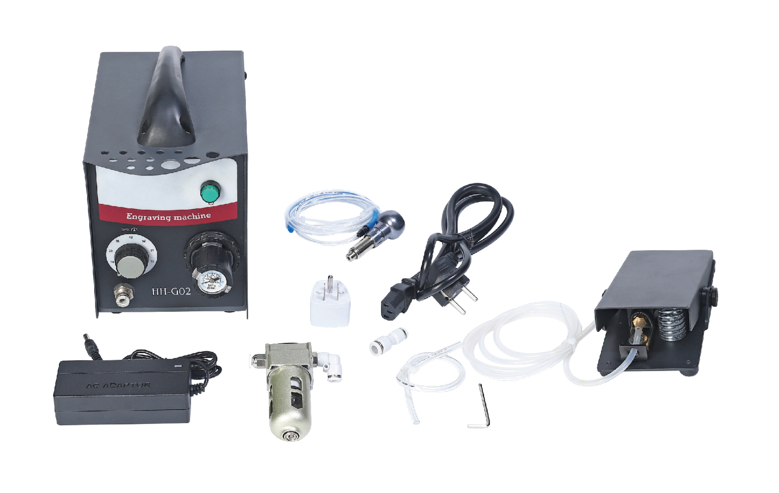 KYG HH-G02 Single-Control Pneumatic Engraving Machine HH-G02 image 1