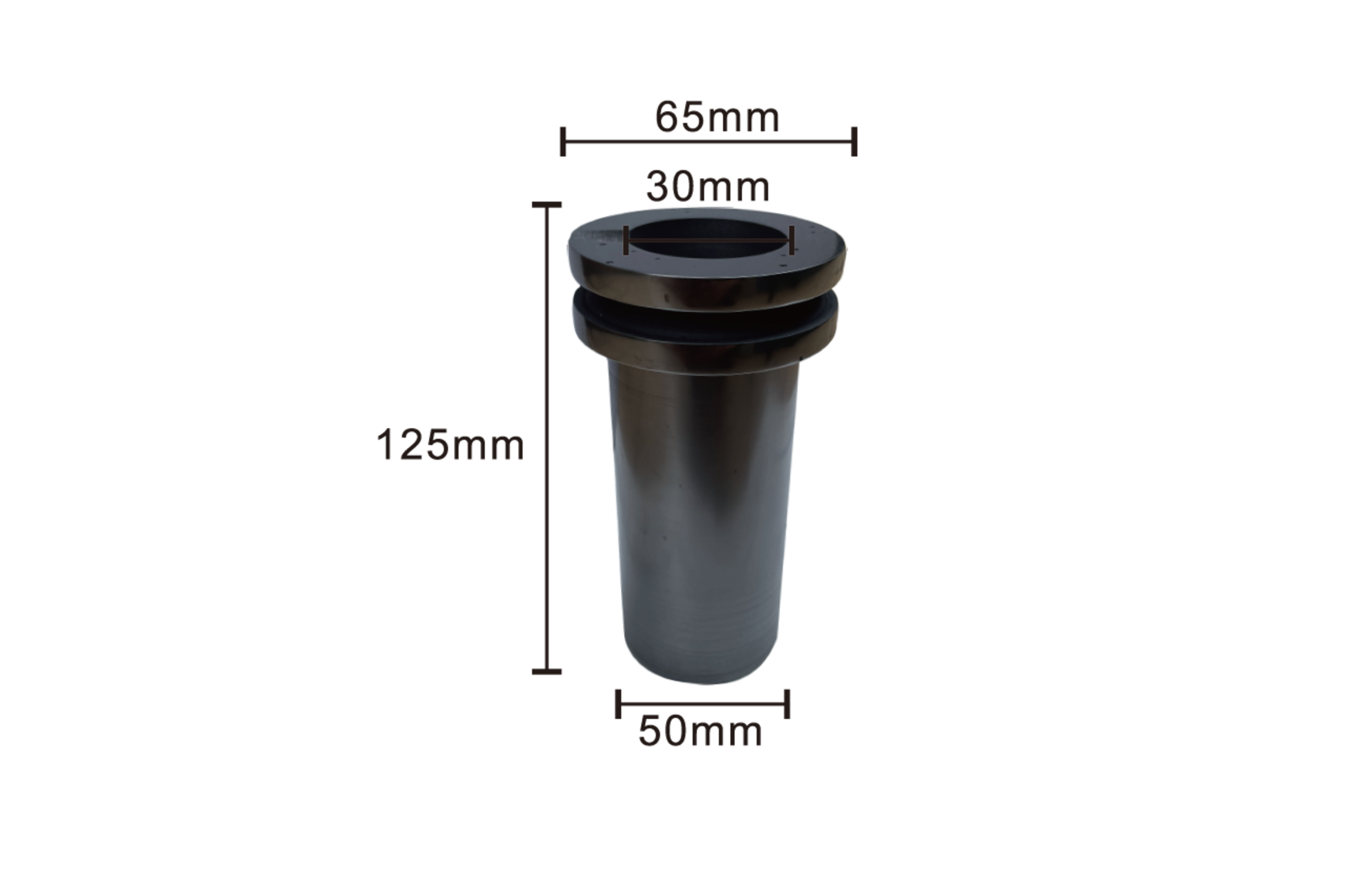 KYG Graphite Melting Crucible 1 kg image 1