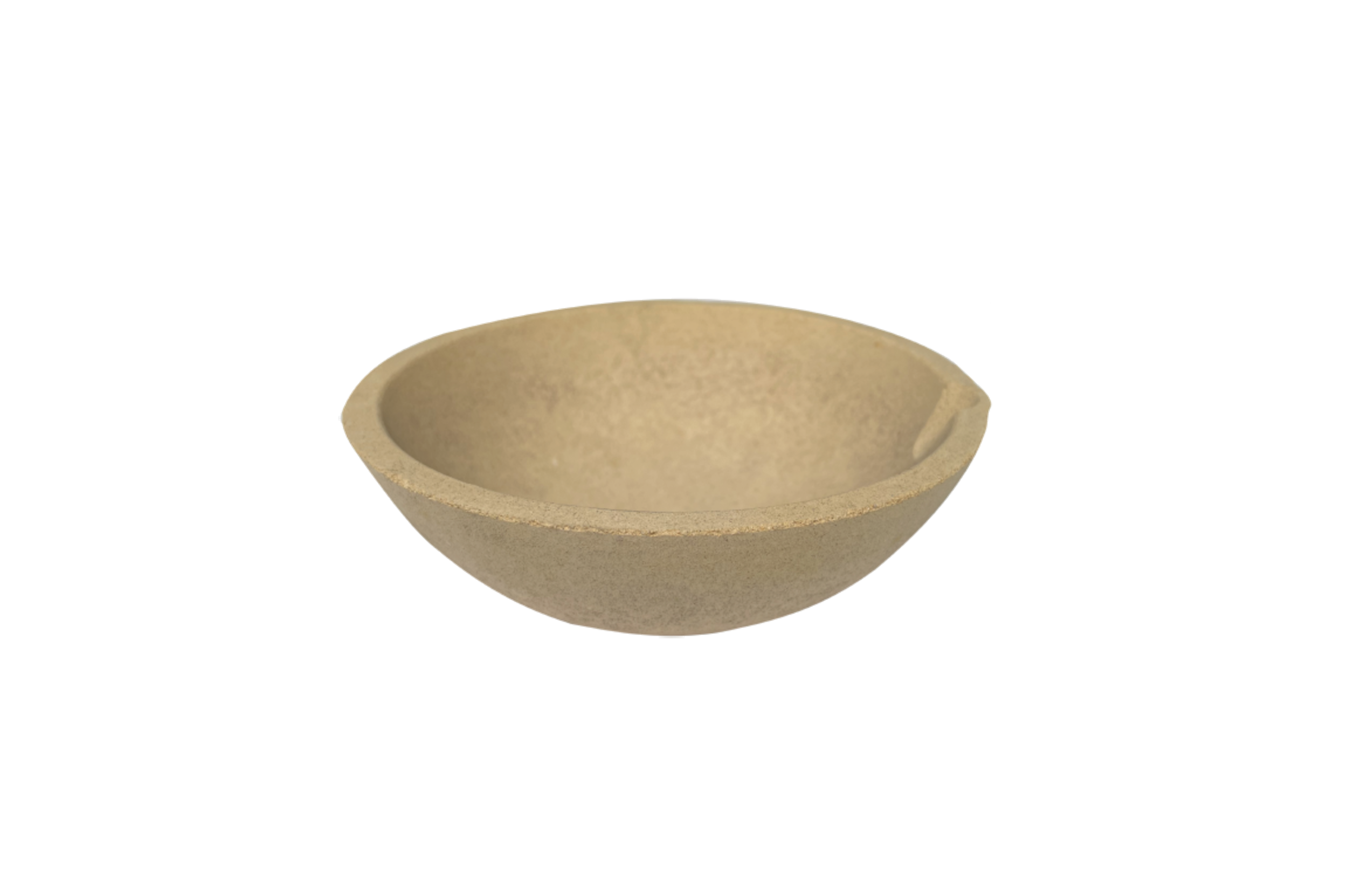 KYG Clay-Bonded Fused Silica Melting Dish (KYG1506), front view