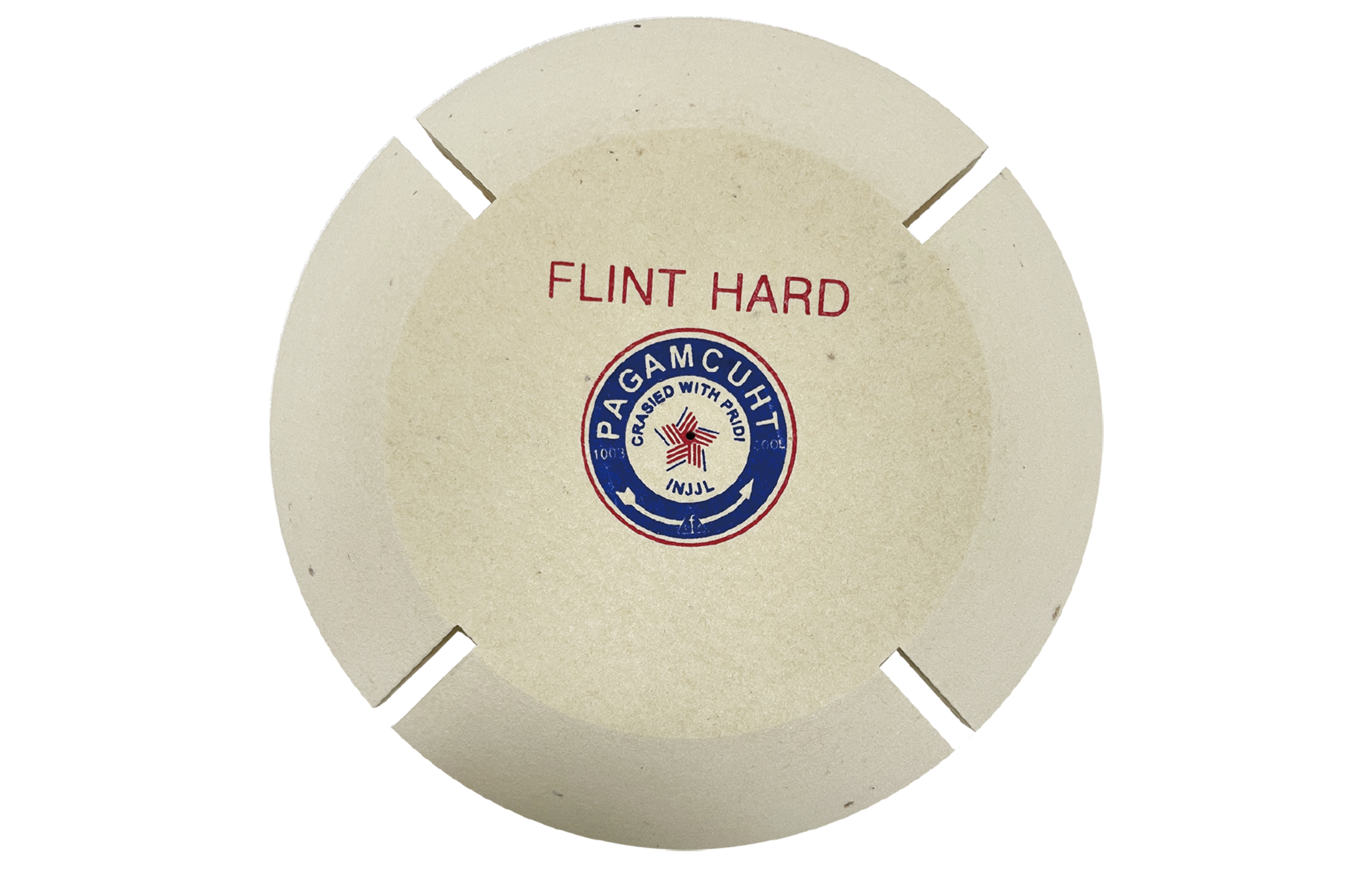 6-Inch Ultra-Hard Flint Felt Split Lap (KYG1262), front view