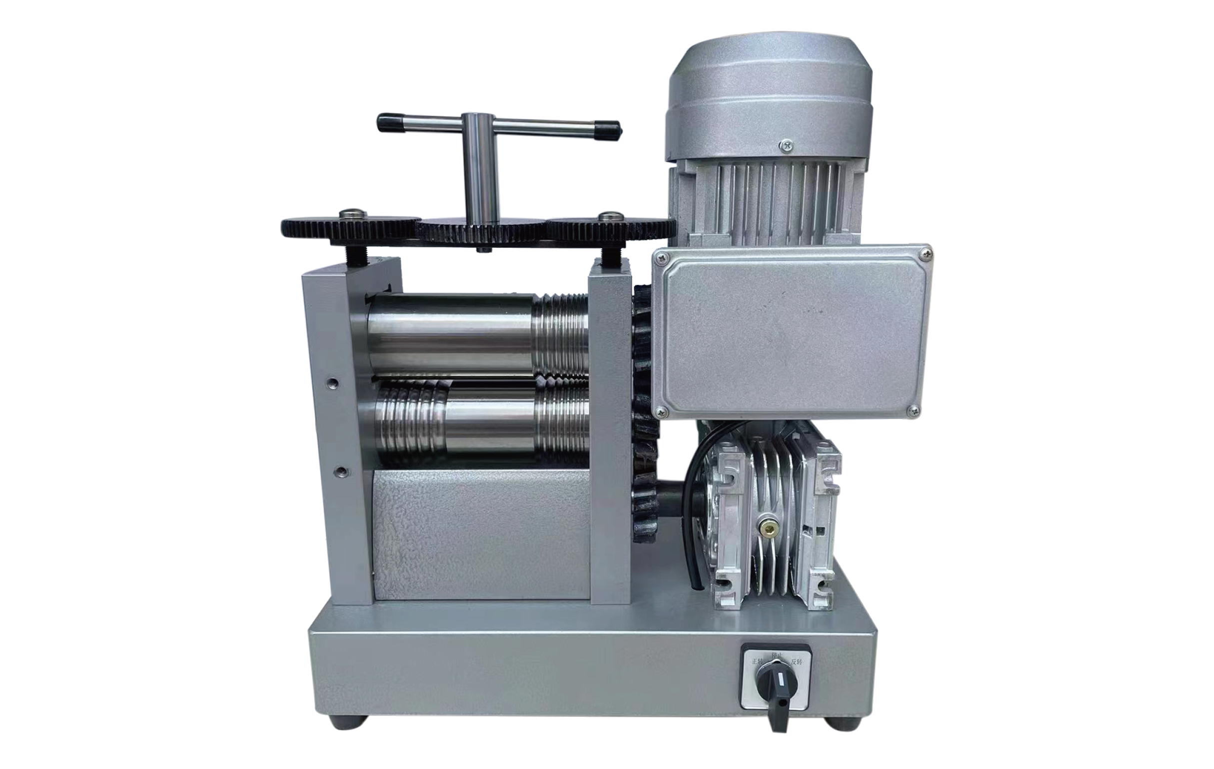 KYG Large Desktop Electric Sheet and Wire Rolling Mill (KYG0826), front view