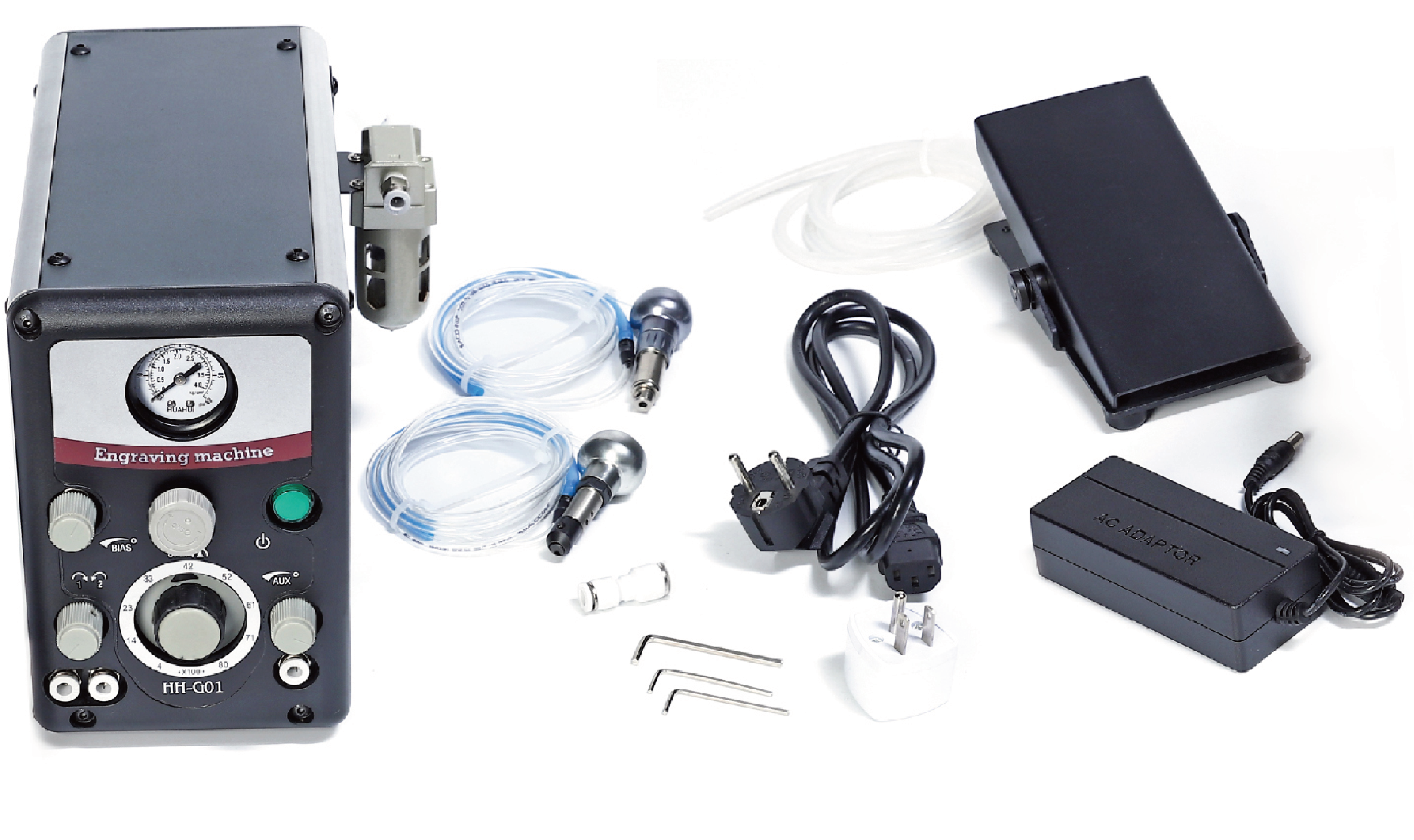 KYG  HH-G01 Dual-Control Pneumatic Engraving Machine HH-G01 image 1