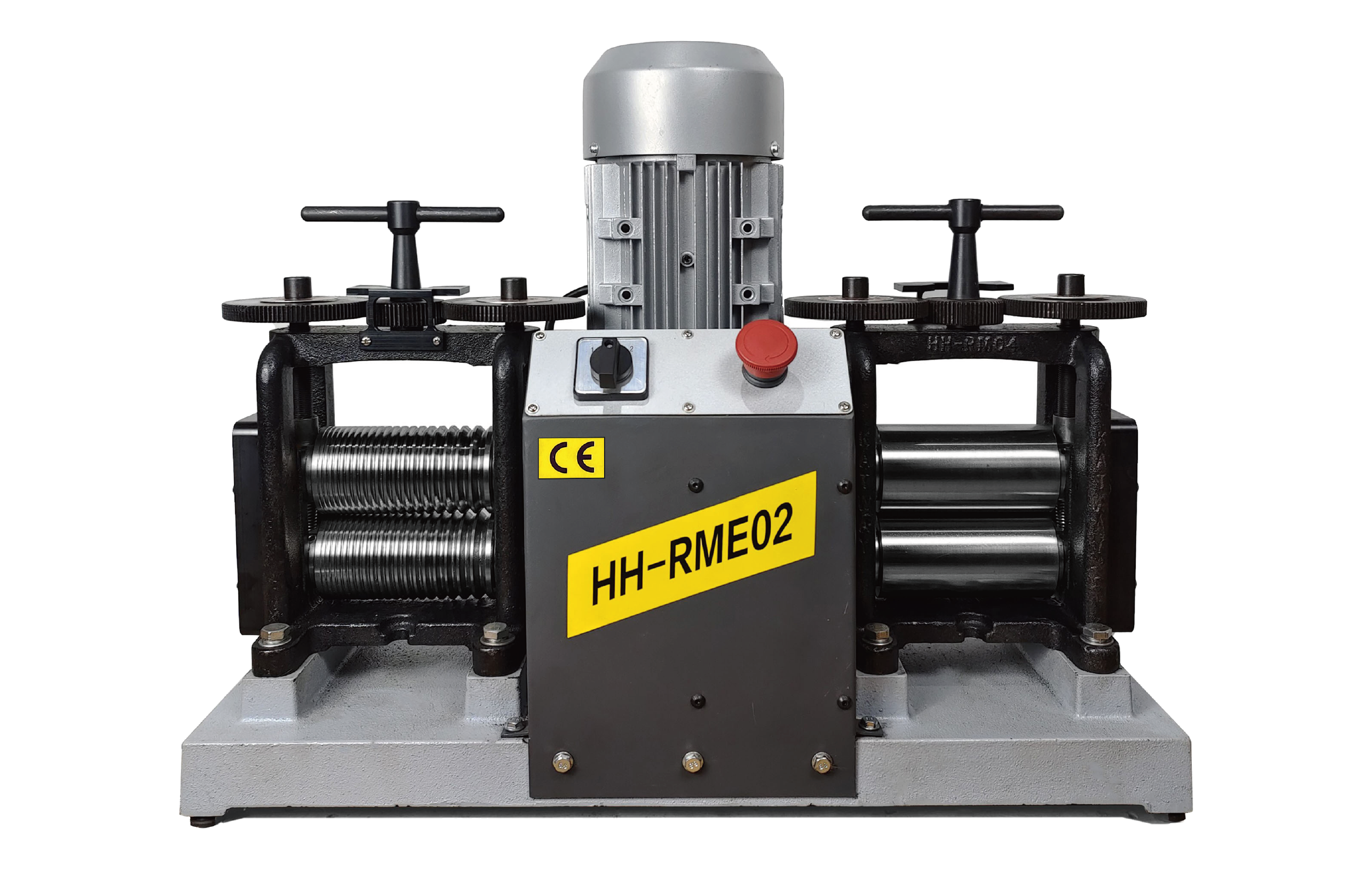 KYG Double Head Electric Sheet and Wire Rolling Mill 130mm HH-RME02 (KYG0829), front view