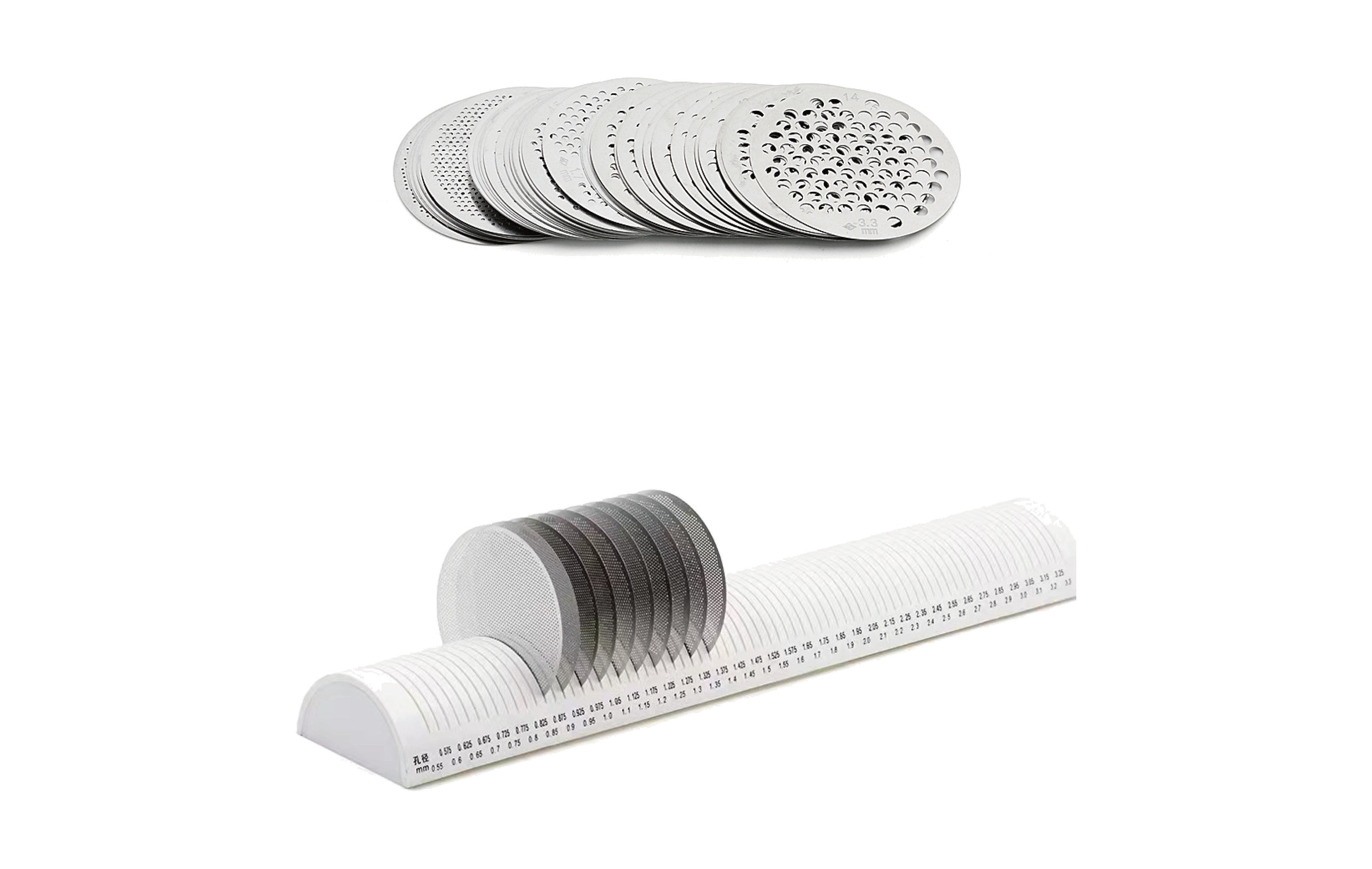 KYG Double Layers Diamond Sieves (KYG0251), front view
