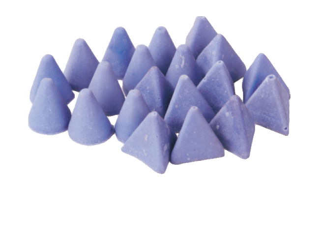 KYG 400 Grit Plastic Cone Tumbling Media image 1